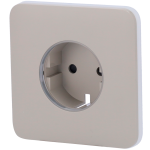 Ajax AJ-SOLOCOVER-SMART-OLI Tapa frontal para enchufe inteligente tipo F - Compatible con AJ-OUTLETCORE-SMART - Indicador