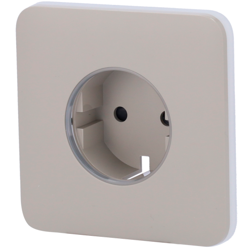 Ajax AJ-SOLOCOVER-SMART-OLI Tapa frontal para enchufe inteligente tipo F - Compatible con AJ-OUTLETCORE-SMART - Indicador