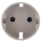 Ajax AJ-SOLOCOVER-SMART-OLI Tapa frontal para enchufe inteligente tipo F - Compatible con AJ-OUTLETCORE-SMART - Indicador
