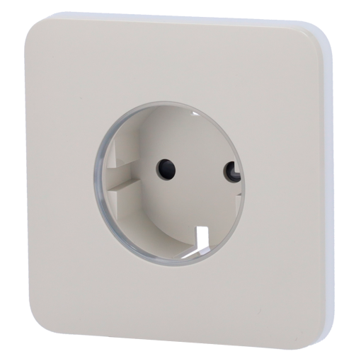 Ajax AJ-SOLOCOVER-SMART-OYS Tapa frontal para enchufe inteligente tipo F - Compatible con AJ-OUTLETCORE-SMART - Indicador