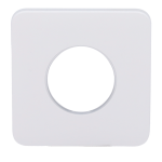 Ajax AJ-SOLOCOVER-SMART-W Tapa frontal para enchufe inteligente tipo F - Compatible con AJ-OUTLETCORE-SMART - Indicador