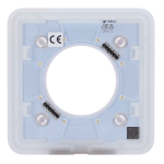 Ajax AJ-SOLOCOVER-SMART-W Tapa frontal para enchufe inteligente tipo F - Compatible con AJ-OUTLETCORE-SMART - Indicador