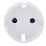 Ajax AJ-SOLOCOVER-SMART-W Tapa frontal para enchufe inteligente tipo F - Compatible con AJ-OUTLETCORE-SMART - Indicador