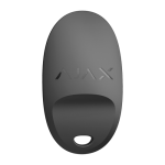 Ajax AJ-SPACECONTROL-B Mando a distancia - Grado 2 - Inalámbrico 868 MHz Jeweller - Armado, desarmado, parcial y