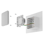 Ajax AJ-SURFACEBOX-W Caja de montaje para un dispositivo - Uso interiores - Compatible con AJ-SOLOBUTTON o