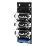 Ajax AJ-TRANSMITTER Transmisor vía radio - Grado 2 - Inalámbrico 868 MHz Jeweller - Entrada cableada de alarma y
