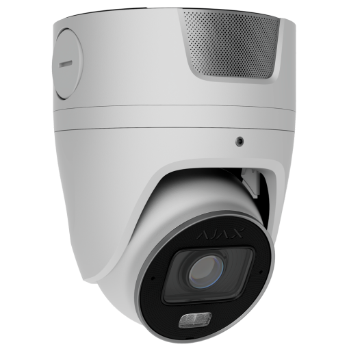 Ajax AJ-TURRETCAM-4-HLVF-S-W Cámara IP Superior Turret 4 Megapíxel Ajax - 1/1.8" Progressive Scan CMOS - Lente