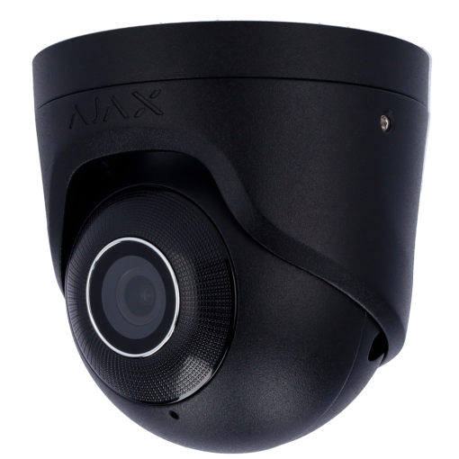 Ajax AJ-TURRETCAM-8-0400-B Cámara IP Turret 8 Megapixel Ajax - Progressive Scan CMOS - Lente 4 mm, Ranura MicroSD hasta