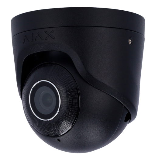 Ajax AJ-TURRETCAM-8-B Cámara IP Turret 8 Megapixel Ajax - Progressive Scan CMOS - Lente 2.8 mm, Ranura MicroSD hasta