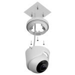 Ajax AJ-TURRETCAM-8-B Cámara IP Turret 8 Megapixel Ajax - Progressive Scan CMOS - Lente 2.8 mm, Ranura MicroSD hasta