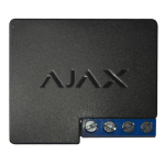 Ajax AJ-WALLSWITCH-B Relé de control remoto - Inalámbrico 868 MHz Jeweller - Antena interna - 110~240VAC 50 Hz /