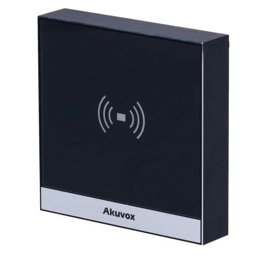 Akuvox AK-A01S Control de acceso IK07 - Tarjeta EM/MF y NFC | 1 relé - 20.000 usuarios | 100.000 registros -