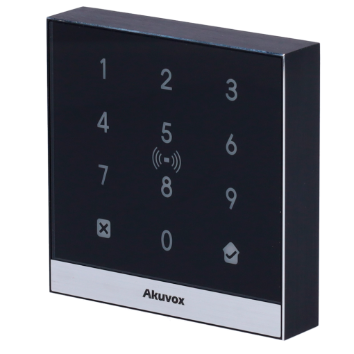 Akuvox AK-A02S Control de acceso IK07 - Tarjeta EM/MF, NFC y PIN | 1 relé - 20.000 usuarios | 100.000