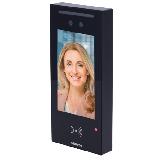 Akuvox AK-A05C Control de acceso - Facial, tarjeta MF, NFC, BLE y QR | 1 relé - 20.000 usuarios | 50.000