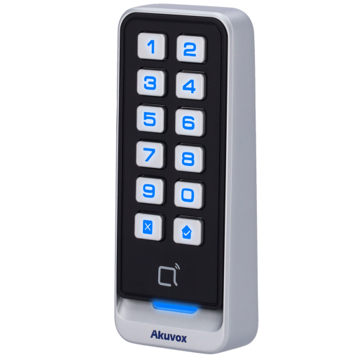 Akuvox AK-ACR-CRM11 Lector de acceso - Acceso por tarjeta EM/MF y PIN - Indicador LED y acústico - Wiegand 26/34 -