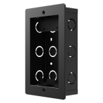 Akuvox AK-BR-R20A-BLACK-F Panel frontal y caja de registro encastrada - Específica para Akuvox AK-R20A-BLACK - Panel: