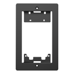 Akuvox AK-BR-R20A-BLACK-F Panel frontal y caja de registro encastrada - Específica para Akuvox AK-R20A-BLACK - Panel: