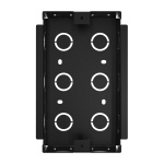 Akuvox AK-BR-R20A-BLACK-F Panel frontal y caja de registro encastrada - Específica para Akuvox AK-R20A-BLACK - Panel: