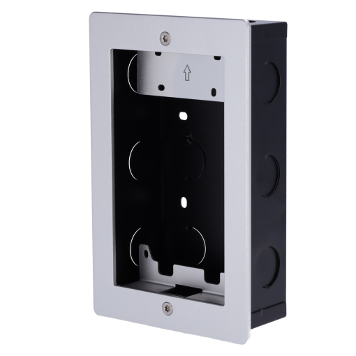 Akuvox AK-BR-R20A-F Panel frontal y caja de registro encastrada - Específica para Akuvox AK-R20A - Panel: 120 (Al)
