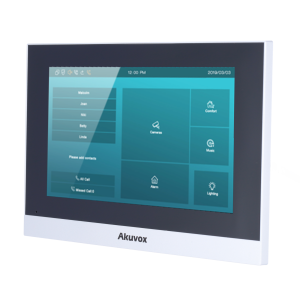 Akuvox AK-C313W-LP-2 Monitor Linux para videoportero - Pantalla TFT de 7" - Audio bidireccional Crystal Clear