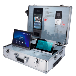 Akuvox AK-DEMOKIT Maletín de exposición - Videoporteros Akuvox - Router WiFi y switch PoE - Licencia grauita