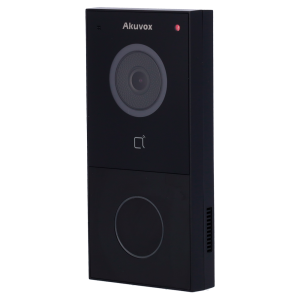 Akuvox AK-E12W-BLACK Videoportero IP en superficie - Cámara 2 Mpx | Audio bidireccional - Apertura con tarjeta MF
