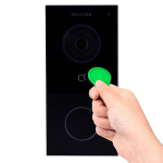 Akuvox AK-E12W-BLACK Videoportero IP en superficie - Cámara 2 Mpx | Audio bidireccional - Apertura con tarjeta MF