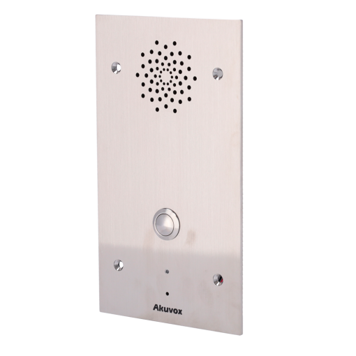 Akuvox AK-E21A Portero IP antivandálico IK10 - Audio bidireccional - 2 relés | PoE, SIP Estándar - Interfono