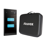 Akuvox AK-INSTALLER-KIT Kit de instalador para videoporteros - Pantalla IPS de 8" | TCP/IP, PoE y WiFi - Escaneo