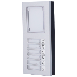 Akuvox AK-MD6 Módulo de extensión - 6 botones y panel informativo - Compatible con AK-R20B-xB y AK-R20K(-2)