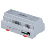 Akuvox AK-NS-2 Conversor 2 hilos a IP - 6 grupos de 2 hilos - TCP/IP con RJ45 - Alimenta dispositivos de 2