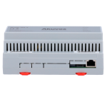 Akuvox AK-NS-2 Conversor 2 hilos a IP - 6 grupos de 2 hilos - TCP/IP con RJ45 - Alimenta dispositivos de 2