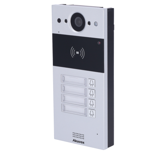 Akuvox AK-R20B-4B Videoportero IP en superficie - Cámara 2 Mpx | Audio bidireccional - Apertura con tarjeta