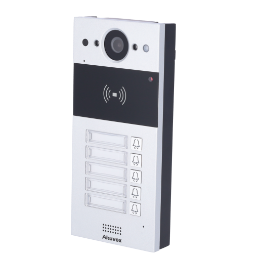 Akuvox AK-R20B-5B Videoportero IP en superficie - Cámara 2 Mpx | Audio bidireccional - Apertura con tarjetas