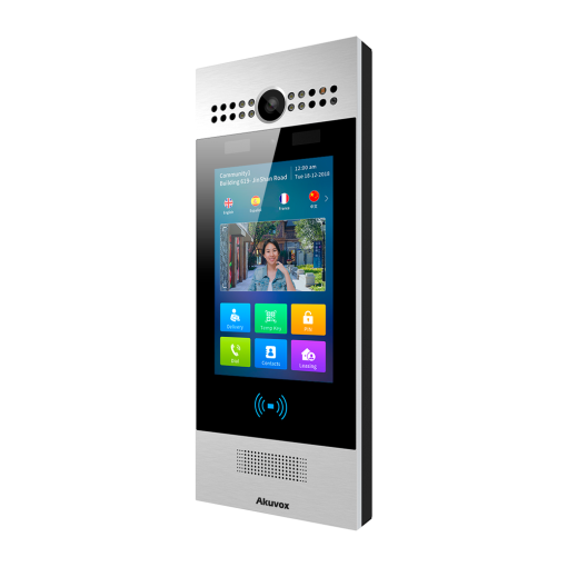 Akuvox AK-R29C-L Videoportero IP - Cámara 3 Mpx/1 Mpx | Audio y vídeo bidireccional - Facial, tarjeta, BLE, PIN