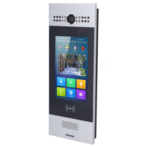Akuvox AK-R29S Videoportero IP - Cámara 3 Mpx | Audio y vídeo bidireccional - Facial, tarjeta, PIN y QR | 3