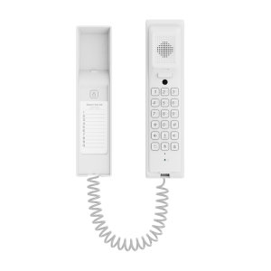 Akuvox AK-S560-LP-2-WHITE Telefonillo para videoportero - LED de estado y teclas de función - Audio bidireccional