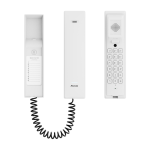 Akuvox AK-S560-LP-2-WHITE Telefonillo para videoportero - LED de estado y teclas de función - Audio bidireccional