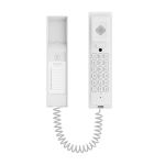 Akuvox AK-S560-WHITE Telefonillo para videoportero - LED de estado y teclas de función - Audio bidireccional