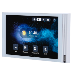 Akuvox AK-S563-WHITE Monitor Android 12.0 para videoportero - Pantalla IPS de 8" - Audio bidireccional Crystal