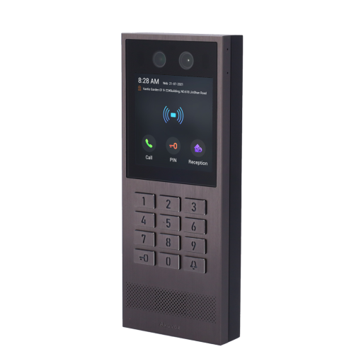 Akuvox AK-X912K Videoportero IP antivandálico IK08 en superficie - Doble cámara 2 Mpx | Audio bidireccional -