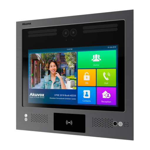 Akuvox AK-X916S-L Videoportero IP antivandálico IK08 - Doble cámara 2 Mpx | Audio y vídeo bidireccional -