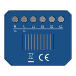 Akuvox AK-ZBMD-C1-R2 Relé inteligente de 2 líneas - ZigBee 3.0 - Carga máxima 10 A por línea - Alimentación 100-250