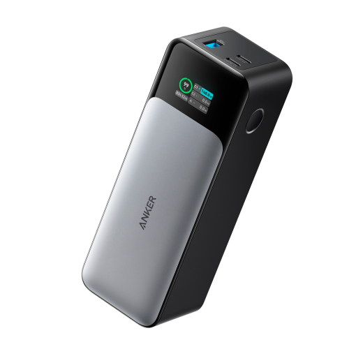 Anker ANK-737-POWERCORE-B Anker Power bank con pantalla digitalCapacidad 24000mAh Entrada USB-CSalidas 2x USB-C