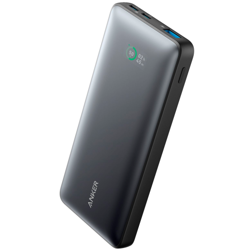 Anker ANK-A1249-B Anker Power bank con pantallaCapacidad 10000mAhEntradas cable integrado, Puerto USB-CSalidas: