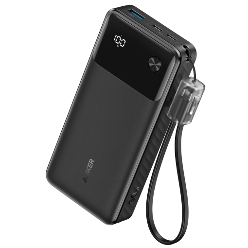 Anker ANK-A1384-B Anker Power bank con pantallaCapacidad 20000mAh Entradas 2x USB-CSalidas 2x USB-C, USB-ACarga