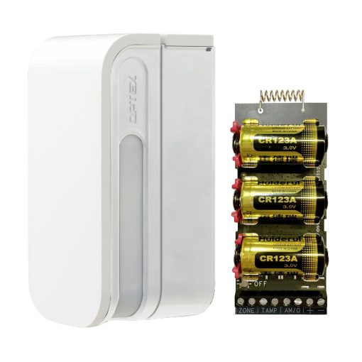 Optex BXS-R(W)-AXPRO Detector PIR dual Cortina Exterior 12m por lado (sensor dual) vía radio Optex + Transmisor vía