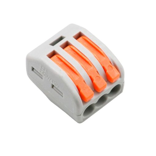 Bysecur BYCON12 Conector de Cable 1 Entrada y 2 Salidas | Calibre del cable 28 ~ 12AWG | 1 Entrada y 2 Salidas