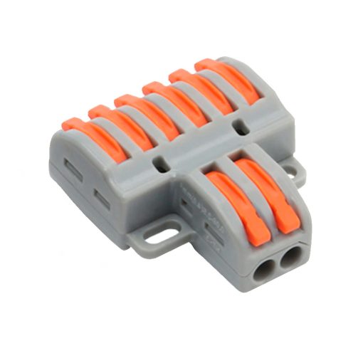 Bysecur BYCON26 Conector de Cable 2 Entradas y 6 Salidas | Calibre del cable 28 ~ 12AWG | 2 Entradas y 6