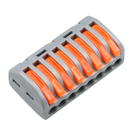 OEM CON-FAST-17 Safire Conector de Cable1 Entrada y 7 Salidas Calibre del cable 28 ~ 12AWGSección 0.08 m²~ 4